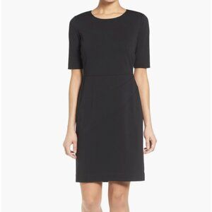 Ellen Tracy Seamed Ponte Sheath Dress
